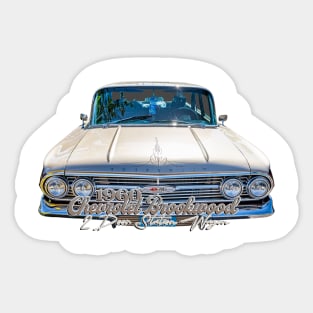 1960 Chevrolet Brookwood 2 Door Station Wagon Sticker